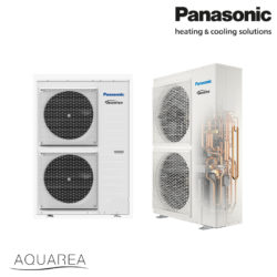 Panasonic, toplotna črpalka, T-CAP, enofazna, 9 kW